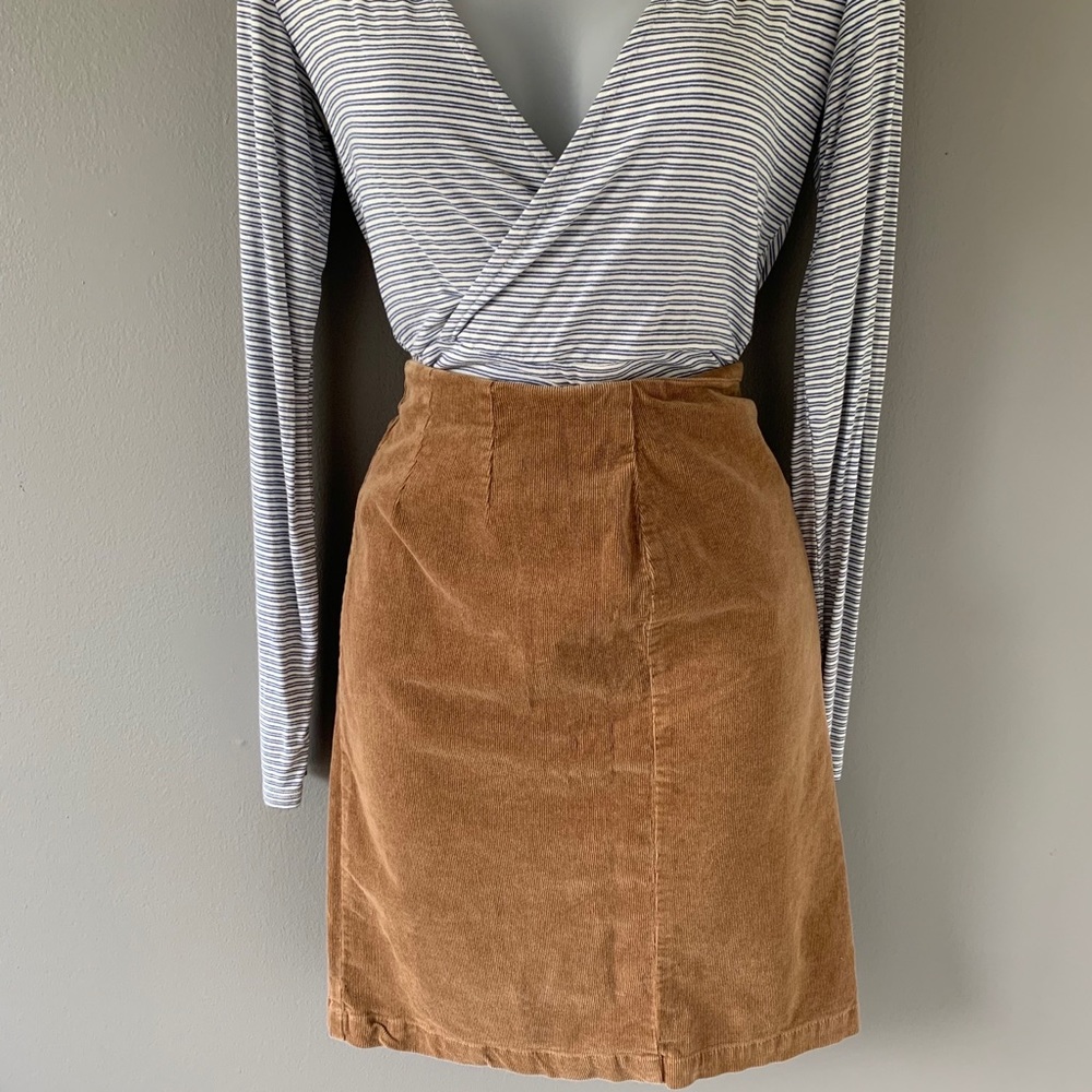 Old Navy Straight Brown Skirt